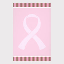 Pink Ribbon Breast Cancer Unlined stationery