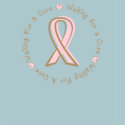 Pink Ribbon Breast Cancer Walking For A Cure t-shirts