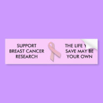 Pink Ribbon - bumper sticker bumper stickers by Horseshoes3 Pink Ribbon - bumper sticker bumper stickers