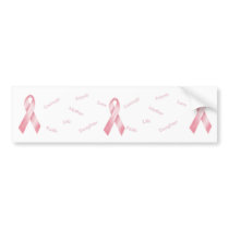 Pink Ribbon bumper stickers