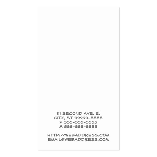 Pink Ribbon Business Card Templates (back side)