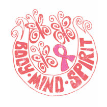 Pink Ribbon: Butterflies Body Mind Spirit t-shirts by jomodad Pink Ribbon: Butterflies Body Mind Spirit t-shirts