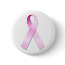 Pink Ribbon Button