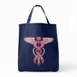 Pink Ribbon Caduceus bags