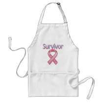 Pink Ribbon Cancer Apron