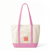 Pink Ribbon Cityscape bags