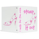 Pink Ribbon Cure Crusade notebook binder