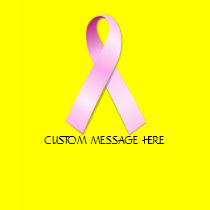 Pink Ribbon, CUSTOM MESSAGE HERE t-shirts