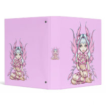 Pink Ribbon Fairy Binder by strangeling Pink Ribbon Fairy Binder