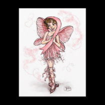 Pink Ribbon Fairy postcards