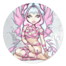 "Pink Ribbon Fairy" Sticker by strangeling "Pink Ribbon Fairy" Sticker
