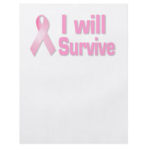 Pink ribbon custom flyer