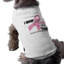 Pink Ribbon Friend Breast Cancer Pet Clothes