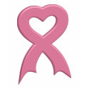 Pink-Ribbon-Heart-3D Ladies T-Shirt by pinkribbonshirts Pink-Ribbon-Heart-3D Ladies T-Shirt