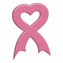 Pink-Ribbon-Heart-3D Ladies T-Shirt by pinkribbonshirts Pink-Ribbon-Heart-3D Ladies T-Shirt