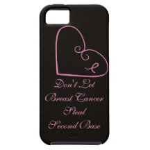 Pink Ribbon Heart and Quote iphone 5 case