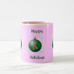 Pink Ribbon Holiday Mug