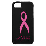 Pink Ribbon Hope Faith Love iphone 5 Case casemate cases