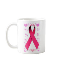 Pink Ribbon - Hope, Love, and Care Mug