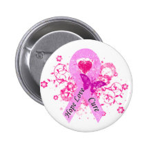 Pink Ribbon Hope Love Cure