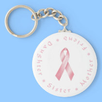 Pink Ribbon keychains