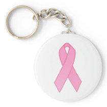 Pink Ribbon Keychain