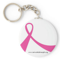Pink Ribbon Keychain