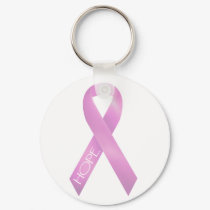 Pink Ribbon keychains