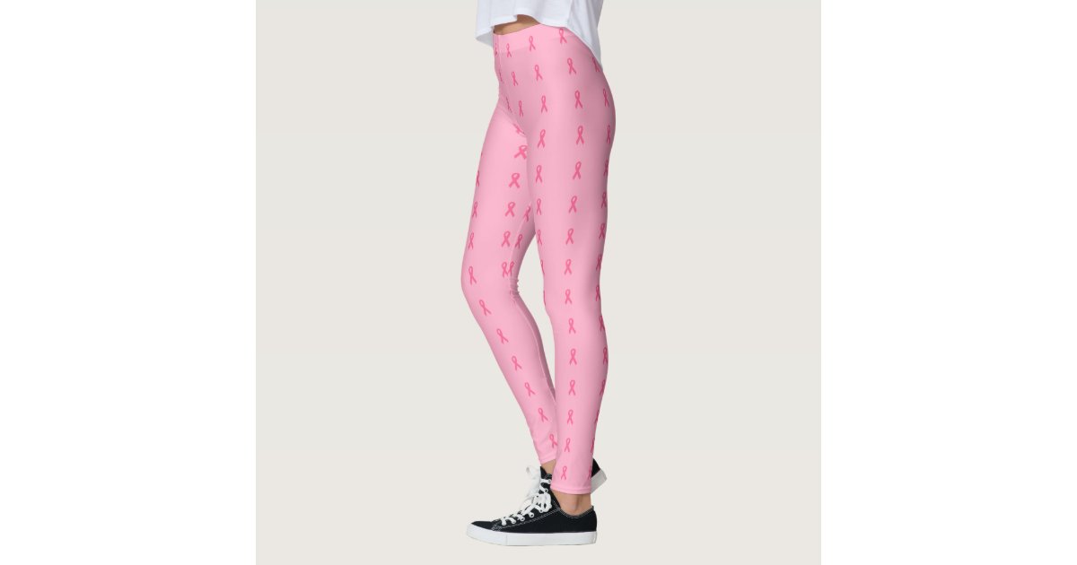 "Pink Ribbon" Leggings Zazzle