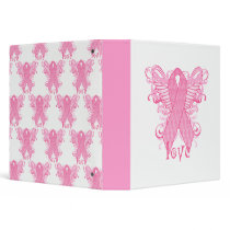 Pink Ribbon Love Binder