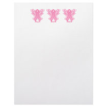 Pink Ribbon Love letterhead by ARTegrity Pink Ribbon Love letterhead