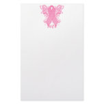 Pink Ribbon Love Stationery Paper