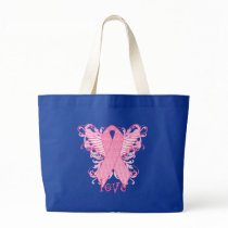 Pink Ribbon Love Wings bags