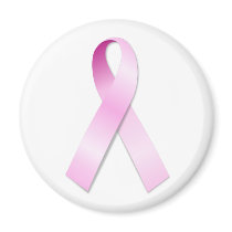 Pink Ribbon Magnet by JessicaInSeattle Pink Ribbon Magnet