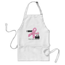 Pink Ribbon Mom Breast Cancer Aprons