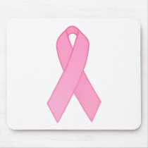 Pink Ribbon Mouse Pad