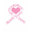 Pink Ribbon of Words Breast Cancer Long Sleeve t-shirts by koncepts Pink Ribbon of Words Breast Cancer Long Sleeve t-shirts