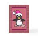 pink ribbon penguin cards by TheChristmasBoutique pink ribbon penguin cards