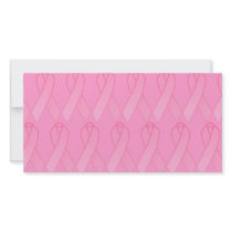 Pink Ribbon Customized Photo Card