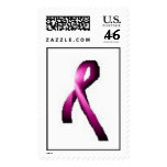 Pink Ribbon Postage Stamp