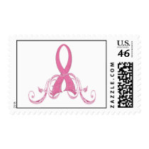 Pink Ribbon Postage Stamps