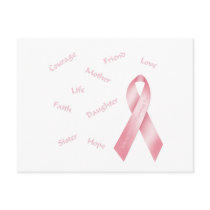 Pink Ribbon postcards by Aun_T_A Pink Ribbon postcards