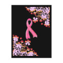 Pink Ribbon Postcard by tomkatx2 Pink Ribbon Postcard