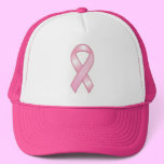 Pink Ribbon Retro Trucker's Cap hats