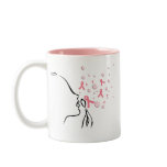 Pink Ribbon Set Me Free Mug