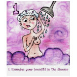 Pink Ribbon Shower Exam T Shirt