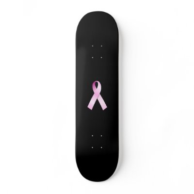 Pink Ribbon Skateboards by JessicaInSeattle