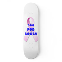 Pink Ribbon Skateboard