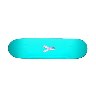 Pink Ribbon Skateboard by JessicaInSeattle