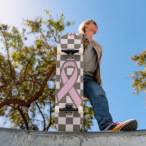 Pink Ribbon Skateboard